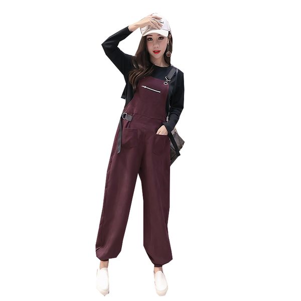 

winter cotton overalls maternity pants warm plus velvet pants pregnancy clothes for pregnant women maternity clothing, White