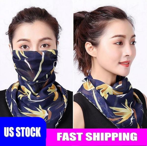 

в наличии шифон женщин шарф маска для лица 22 стили фуляром открытый ветрозащитный половина лица маска пыленепроницаемом маски зонт 85 * 50с