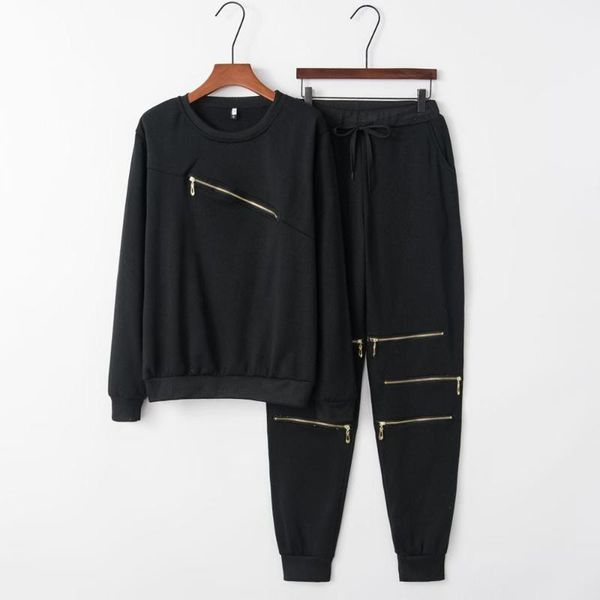 

дамы открытый беговая спортивный костюм solid color толстовка с капюшоном и pant костюм спортивный костюм с длинным рукавом длинные брюк, White;black