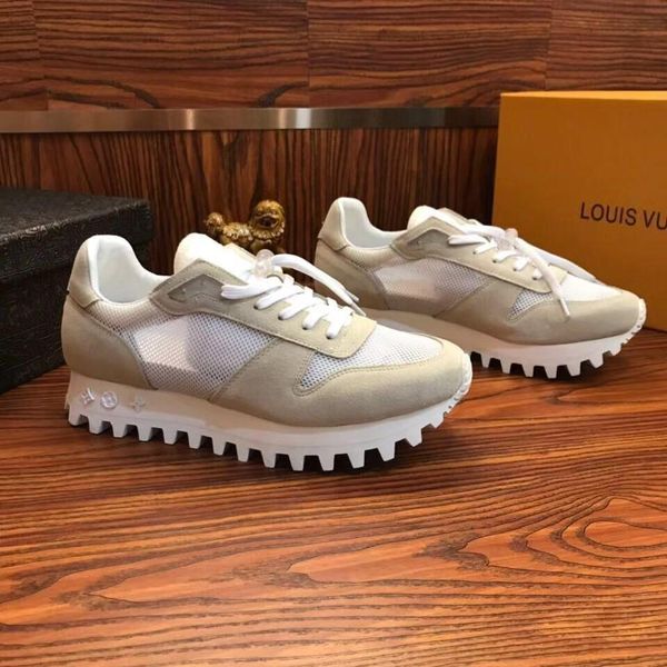 

2020ssss limited edition fashion men's casual shoes lace up outdoor shoes coach flat shoes leather low-men's sneakers 38-45, Black