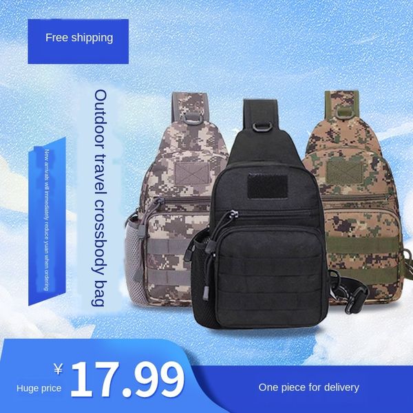 

dvhuw korean messenger leisure leisure shoulder casual and women's chest lovers casual fashion camouflage chest bag shoulder bag men&#0