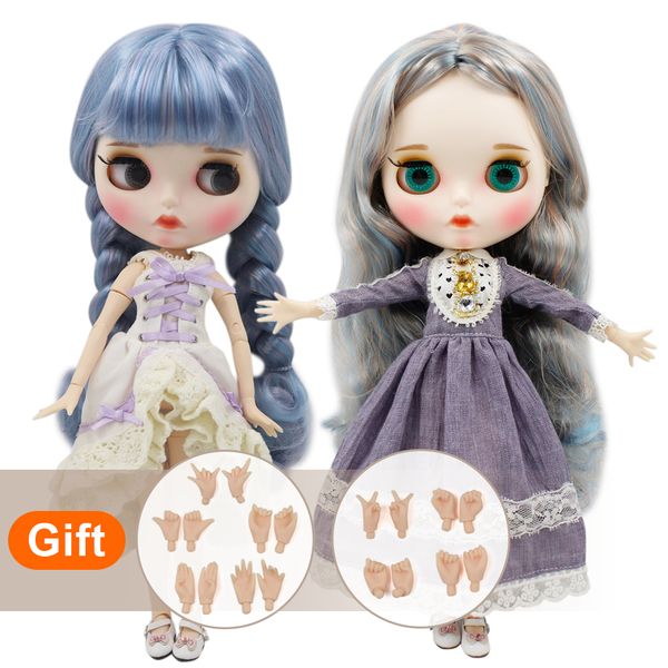 

dbs bjd icy blyth doll nude factory normal and joint body with hand set ab fashion girl doll special price t200712