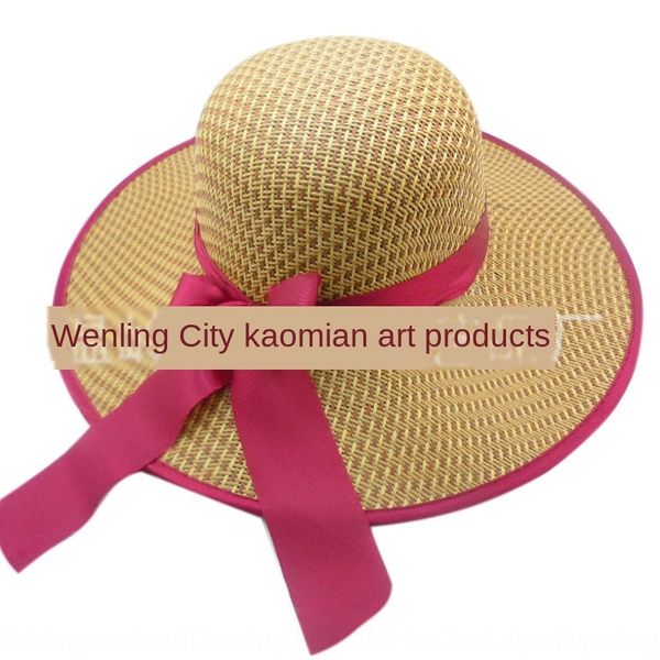 

big eaves farmers straw sun-proof straw hat labor protection hat, Blue;gray