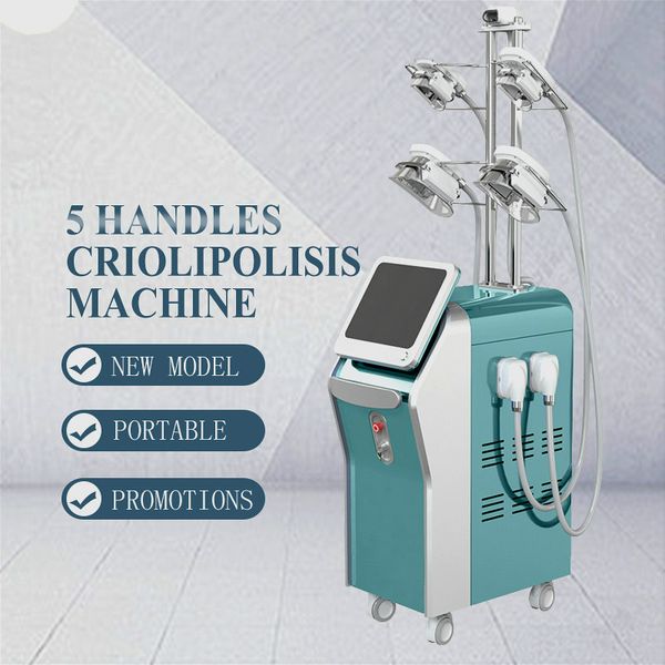 

360° cool cryo therapy cryolipolysis machine 5 cryo handle fat ing with mini double chin cellulite reduce cryotherapy