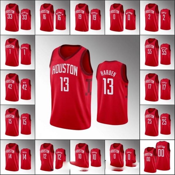 

men james harden russell westbrook houston robert covington earned red rockets custom jersey, Black;red