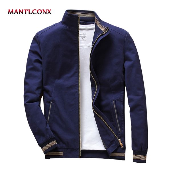 

men's jackets mantlconx 2021 spring autumn mens jacket stand collar male blue black casual brand clothing men jaqueta, Black;brown
