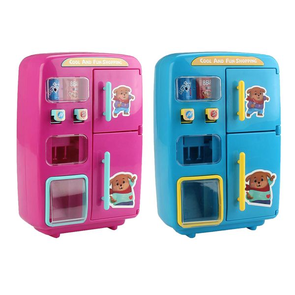 

2pcs моделирование холодильник торговый автомат притворитесь играть кухня игрушки подарки