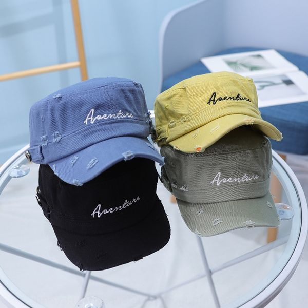 

embroidered letter hole seasonal children's child's baseball capbaseball capcap old children's cap mz8907, Blue;gray