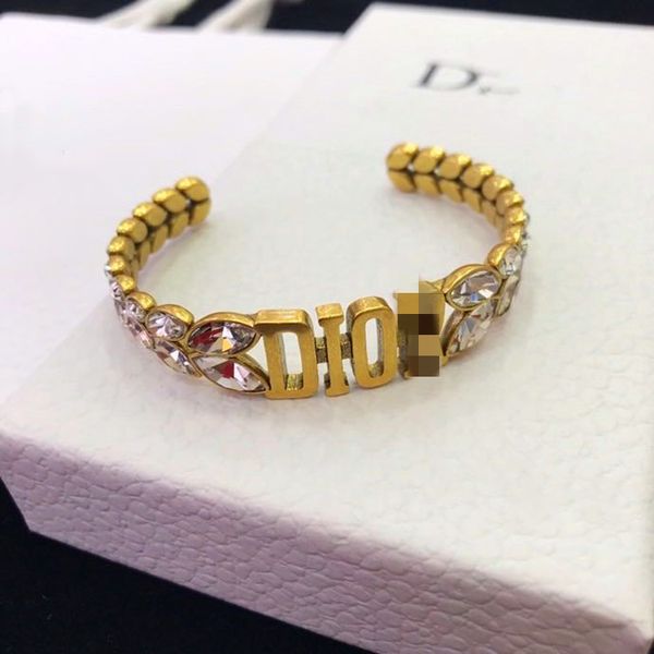 

d/dijia 2020 new horse eye wheat ear bracelet women's popular seiko letter bracelet, Black