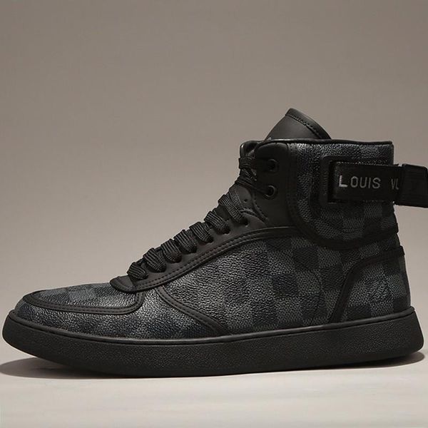 

drop ship rivoli sneaker boots mens shoes zapatos de hombre vintage outdoor walking luxury sneakers comfortable lace -up sports men boots, Black