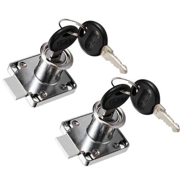 

2pack mailbox lock replacements - keyed letter box lock, lock for cabinet, drawer, cupboard, locker, door 22mm