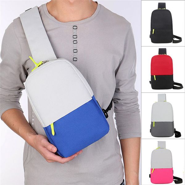 

cross body waterproof men's oxford shoulder bag travel chest crossbody messenger sling bags drop shipping good quality