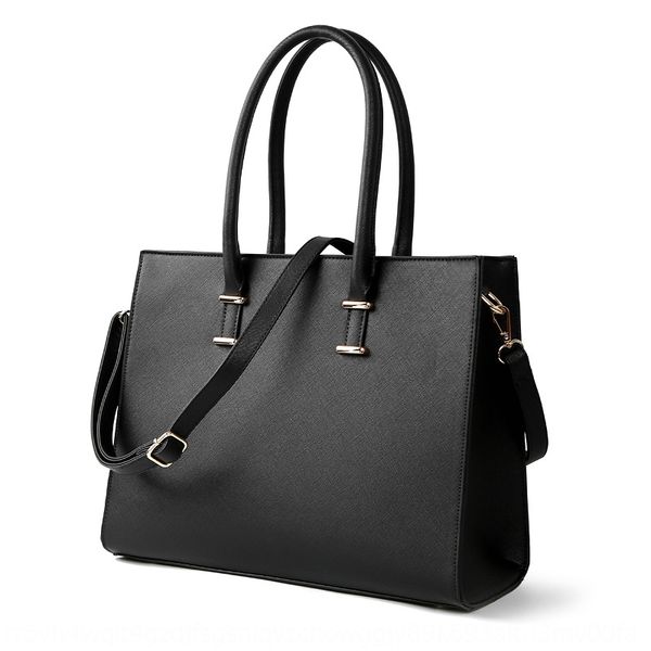 

2019 new women's computer bag women's portable big bag cross-line shoulder twill fashion computer briefcase