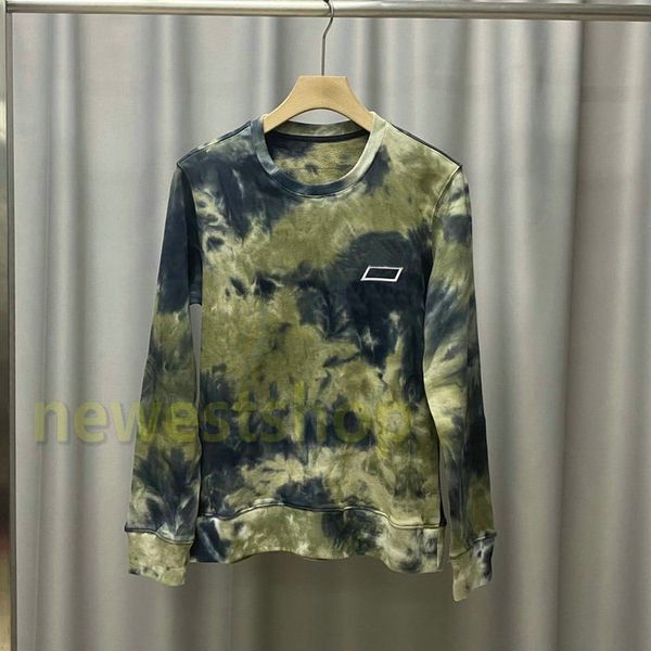 

2020 fashion autumn winter mens embroidery letter print hoodies skateboard hoodie hoody womens tie-dyed hooded sweatshirt casual hoodie coat, Black