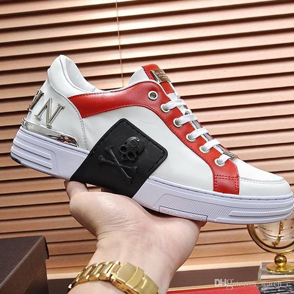 

new men shoes sneakers phantom kick $lo -mixed materials zapatos de hombre lace -up male sports shoes vintage footwears kl584 drop ship