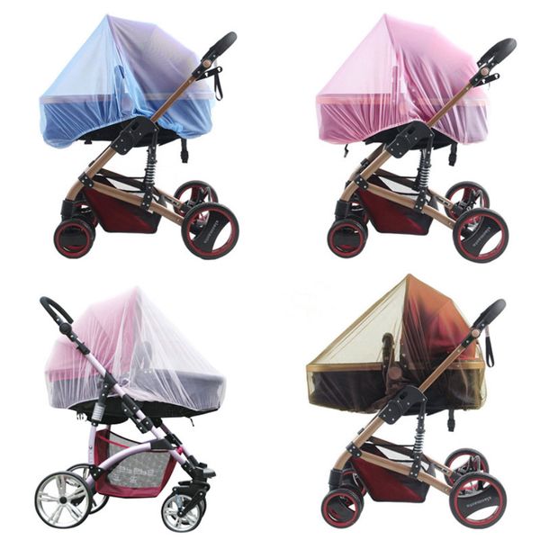 

new infants baby pushchair universal mosquito insect net safe mesh buggy crib netting cart stroller mosquito net