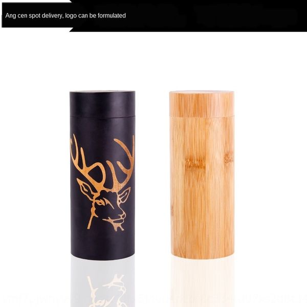 

цилиндрическая бамбук коробка бамбука вс ящик лазерные очки случае очки дела, Blue