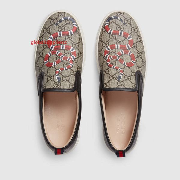 

407362 snake ace embroidered sneaker loafers drivers espadrilles sneakers flats shoes, Black;green