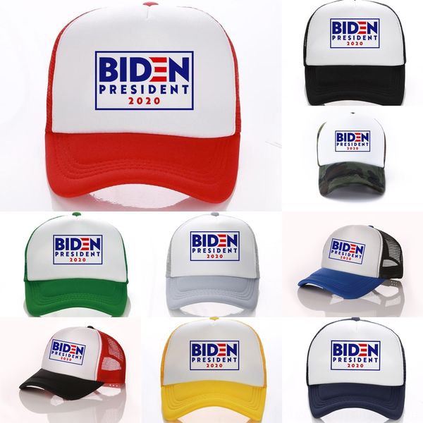 

nzzqi biden 2020 president cap patchwork washed outdoor mesh america great again hat republican baseball make sports caps, Blue;gray