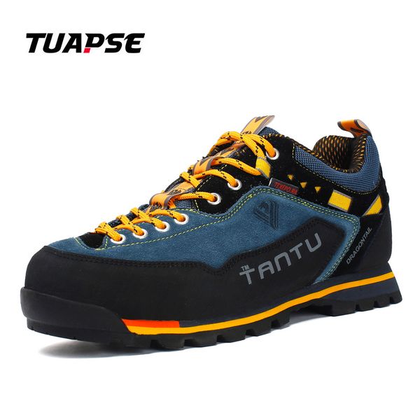 

tuapse waterproof hiking shoes non-slip mountain climbing shoes outdoor hiking sneakers trekking sport hunting men