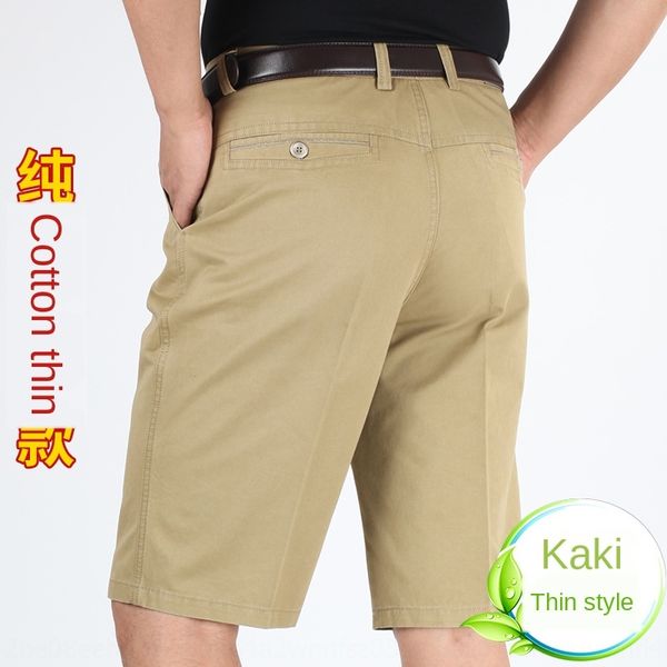 

6yn8p 2020 summer new middle-aged men's cotton and loose straight casual 2020 summer new middle-aged men's cotton and shorts loose