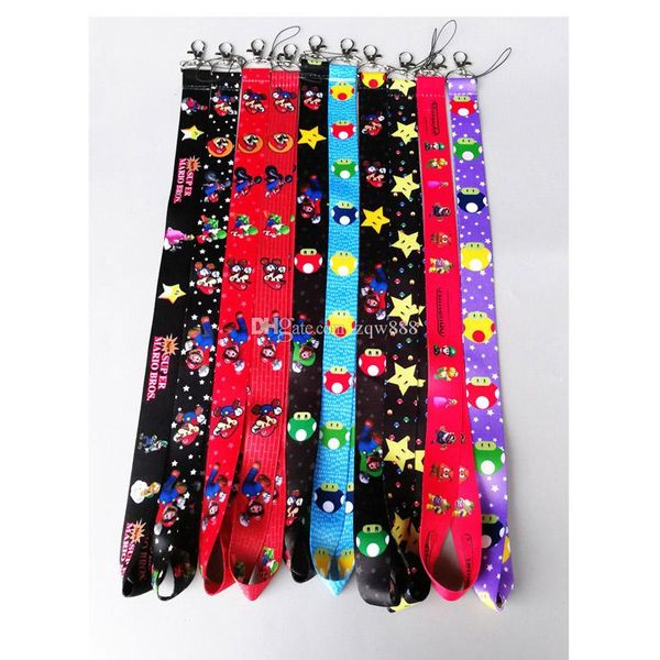 

45cm luigi bros lanyard for phone keys id card dhl