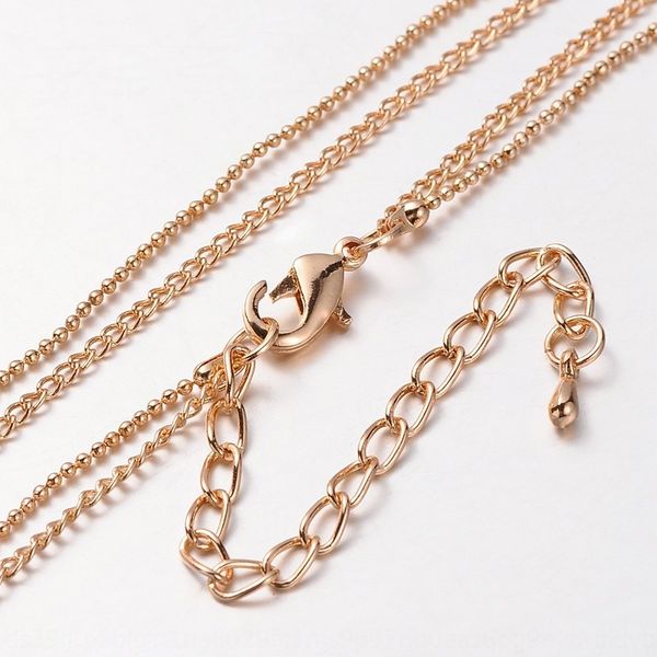 

gold chain alloy lobster buckle iron double chain handmade diy necklace accessories necklace making materials diy accessories, Silver