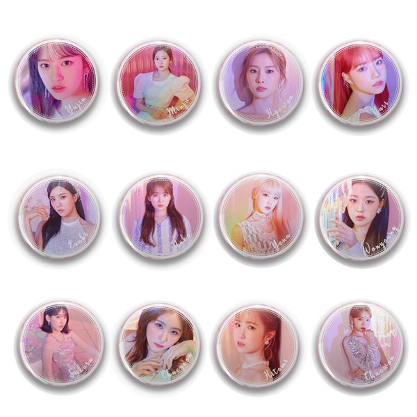 

kpop izone 55mm brooches oneiric diary eunbi pins bag badges wj395, Gray