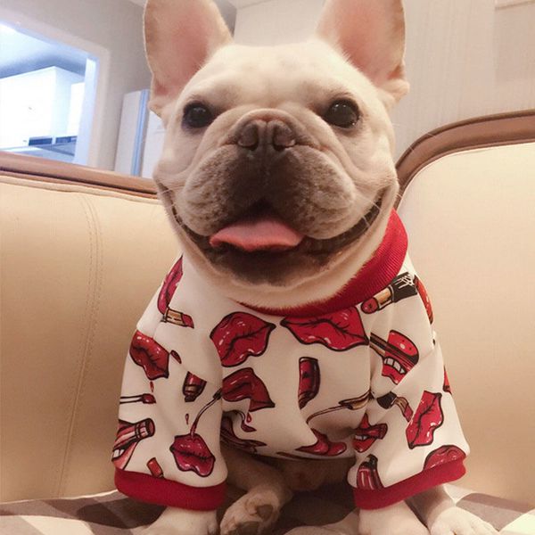 

fadou clothes pug bulldog autumn dog clothes fat dog large size small and medium-sized dog pet autumn and winter cotton sweater