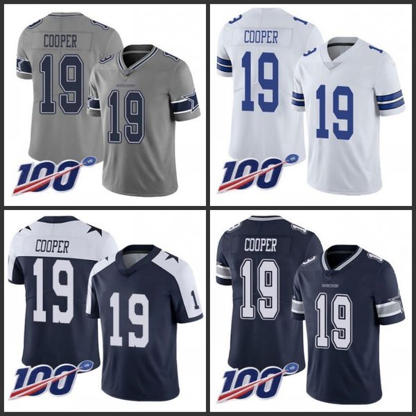 

dallas men cowboys men #19 amari cooper white women youth stitched nfl limited rush 100th season jersey, Black;red