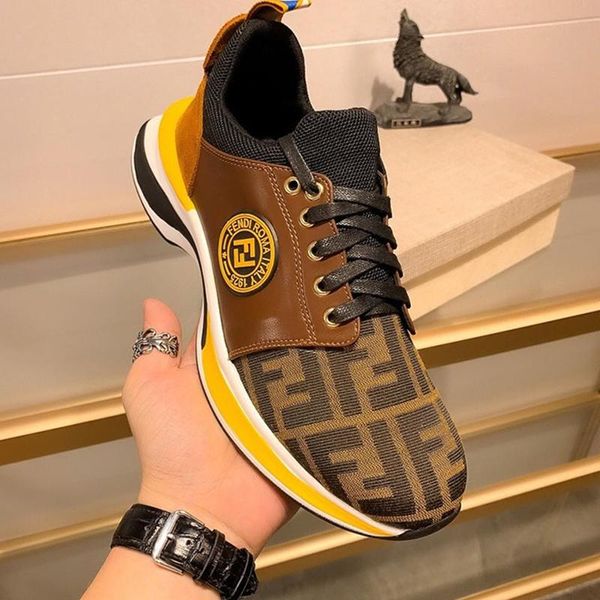 

075 men's designer casual sports shoes, fashion brand outdoor casual shoes, original box packaging fast delivery, Black