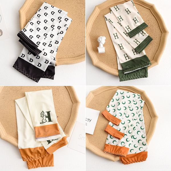 

sunscreen ice cool sleeve uv elegant wind moon sleeve thin ins ice silk armrest women's summer gloves and gloves, Black