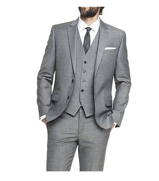 

men's slim three-piece suit one suit jacket vest vest and pants, size m-4xl or custom size, White;black