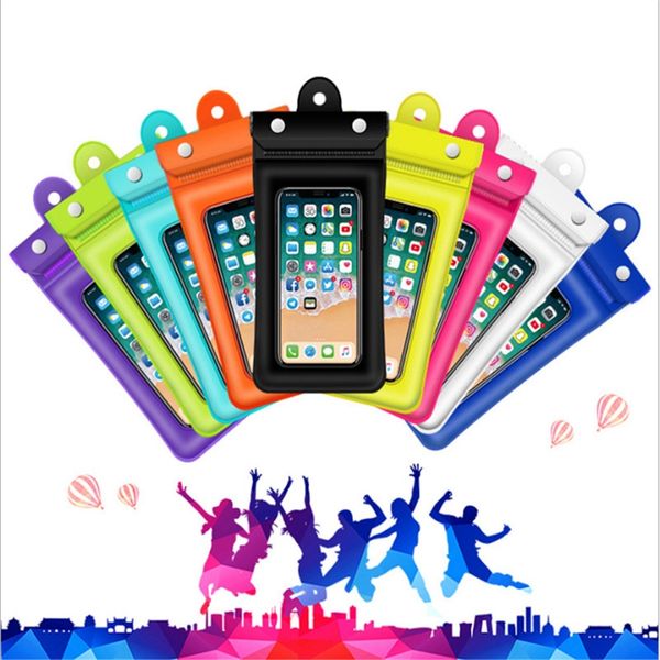 

h6ysz new three-layer sealed magic sticker mobile magic sticker phone waterproof 30% discount air bag inflatable mobile phone waterproof bag