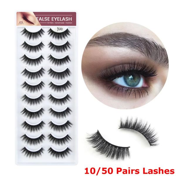 

false eyelashes magefy 10 pairs fluffy eyelash tray wholesale lots extensions mixed vendor winged lashes
