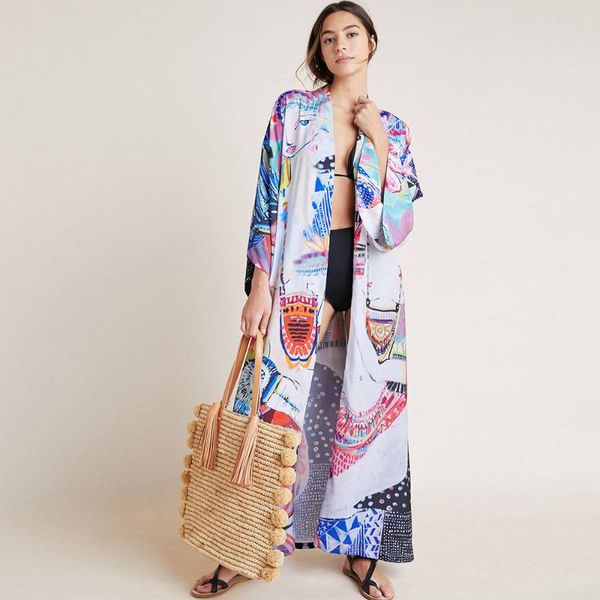 

2020 new beach cover up women cardigan long beach dress bikini swimwear cover up summer beachwear bathing suit bathrobe, White;black