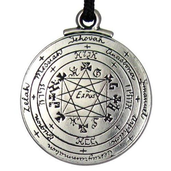 

punk Amulet pendant Necklace Talisman Pentacle of Solomon Seal Pendant Necklace Hermetic Enochian Kabbalah Pagan Wiccan Jewelry hot sale