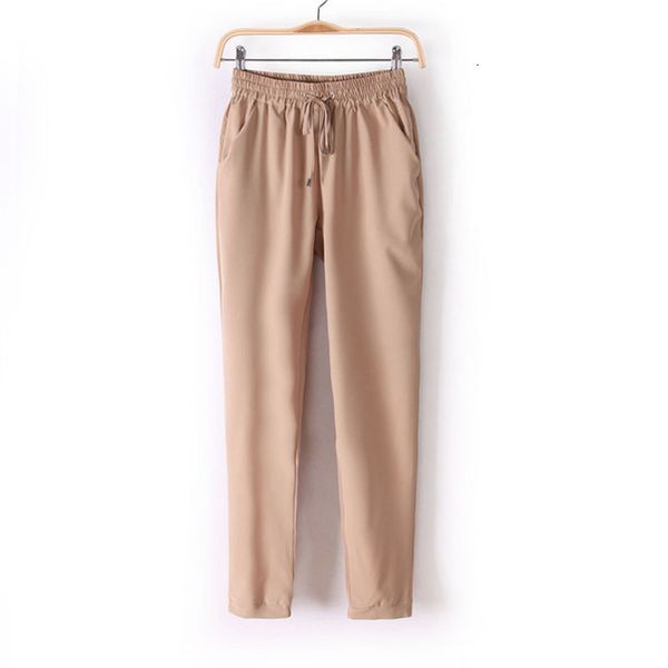 

fashion casual leggings women elastic waist slim fit full length trousers solid color women summer legging leggins female, Black