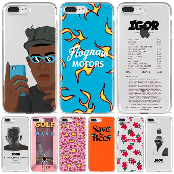 

tyler the creator golf igor bees silicone soft tpu back phone case for iphone 8 7 6 6s plus x xs max 5 5s se xr 11 pro max funda