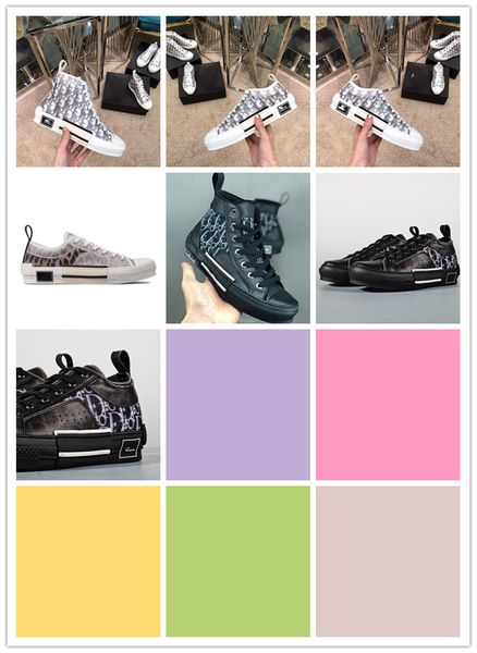 

iduzi italy oblÃ¬que homme x kÃ ws by kÃ¬m jones men women fashion design casual shoes high sneakers skateboard shoes, Black