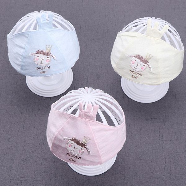 

new korean style baby empty hat embroidery cartoon baby halogen embroidered tire cap door hat newborn tire cap, Blue;gray