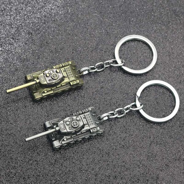

wot world of tanks keychain 46g heavy punk 3d tank is series keychains key chain rings for men car holder keys llaveros, Silver