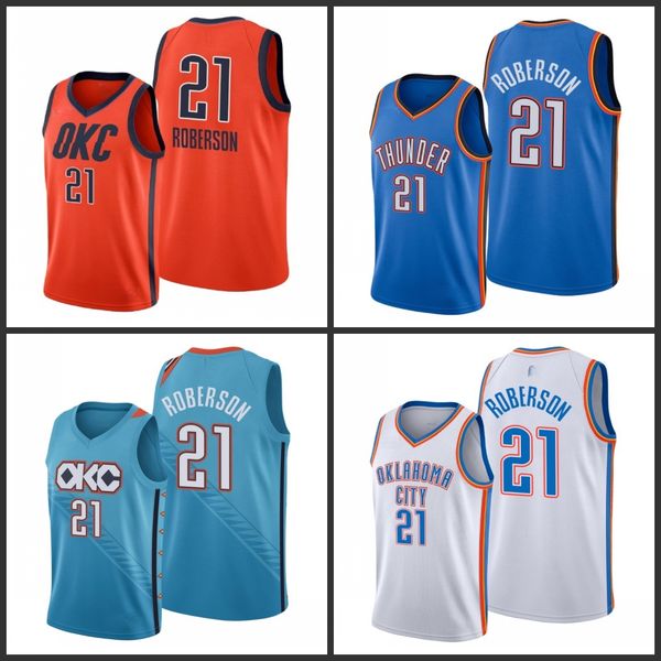 

oklahoma city thunder andre roberson men city basketball jersey, Black