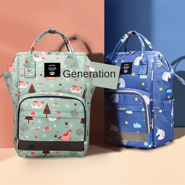 

8tn9i new multi-functional portable mother and baby expectant new multi-functional mummy backpack portable mother and baby bag expec