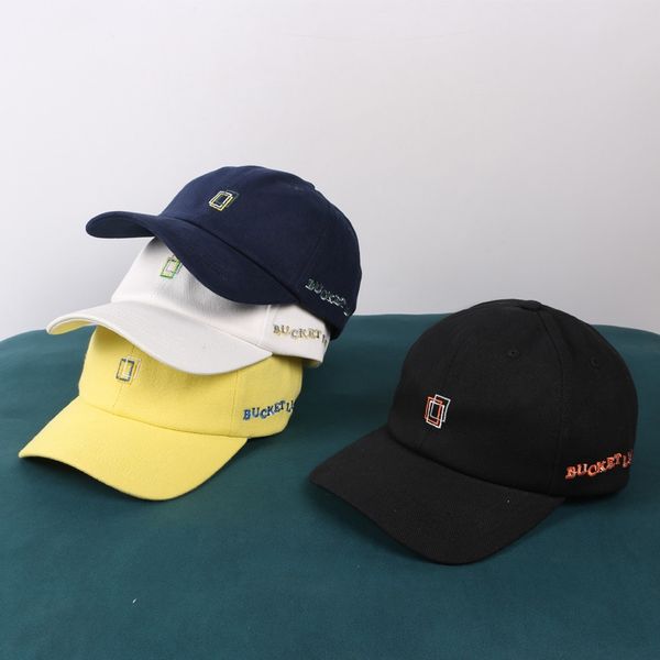 

y1gvk colorful embroidery flower box baseball cap box letter baseball cap children's ins korean style all-match fashion sports sun hat, Blue;gray