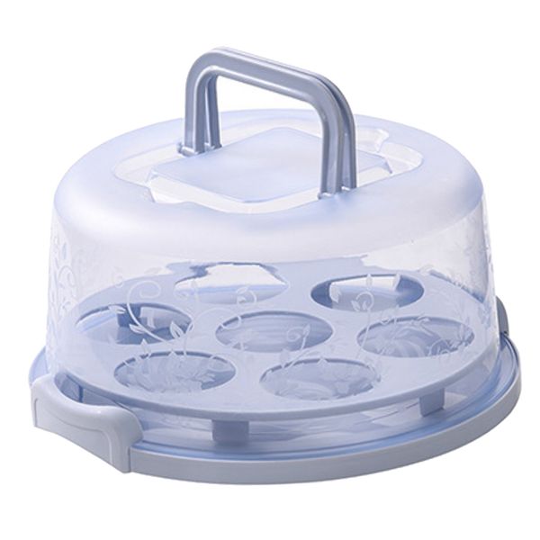 

cake dessert cupcake muffin carrier container with collapsible handle