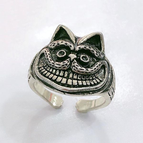 

2020new retro owl ring european and american fashion jewelry wholesale men and women ring, Golden;silver