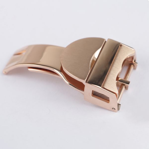 

18mm 316l stainless steel silver black grade watch clasp for black bay, Black;brown