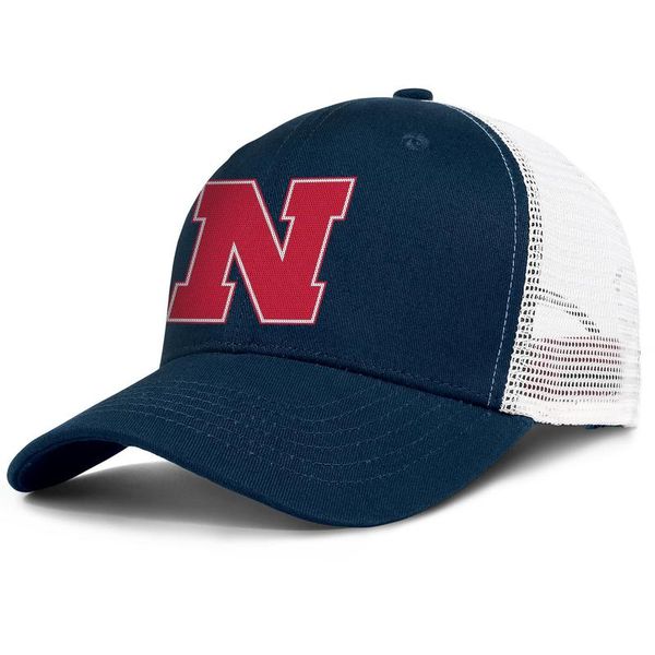 

nebraska cornhuskers football logo mens and women adjustable trucker meshcap designer fitted cute classic baseballhats gay pride core, Blue;gray