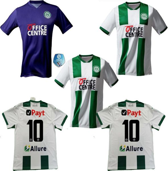 

2020 fc groningen soccer jerseys home away kit groningen robben football shirt 20 21 daishawn redan soccer uniform maillot de groningen, Black;yellow